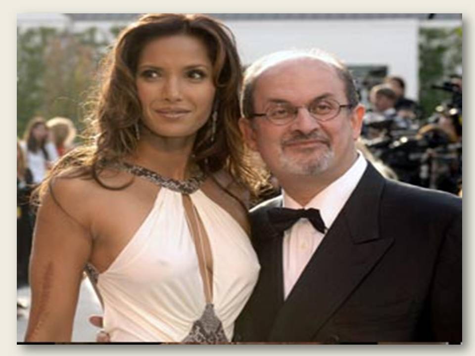 Salman R y esposa