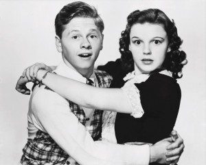 Mickey Rooney y Judy Garland