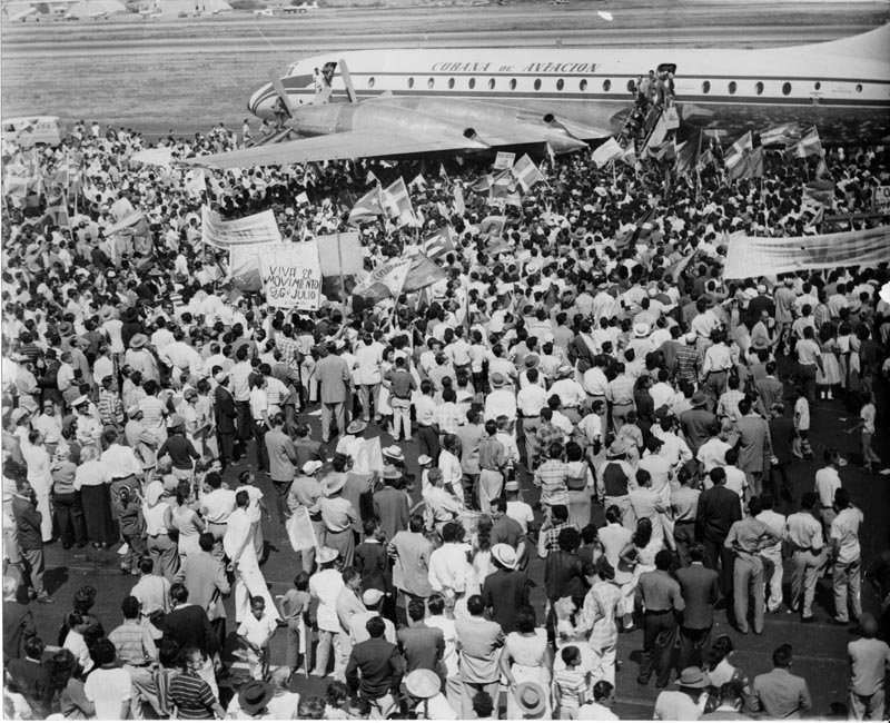 Foto: Avión Cubana de Aviación Maiquetía 1959