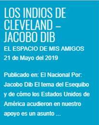 Entre “Los indios de Cleveland” y “Vivir del humo”