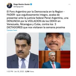 Cumbre de la CELAC: el Foro por la Democracia denunció a Maduro, Ortega y Díaz Canel y repudió la invitación del Gobierno - Infobae