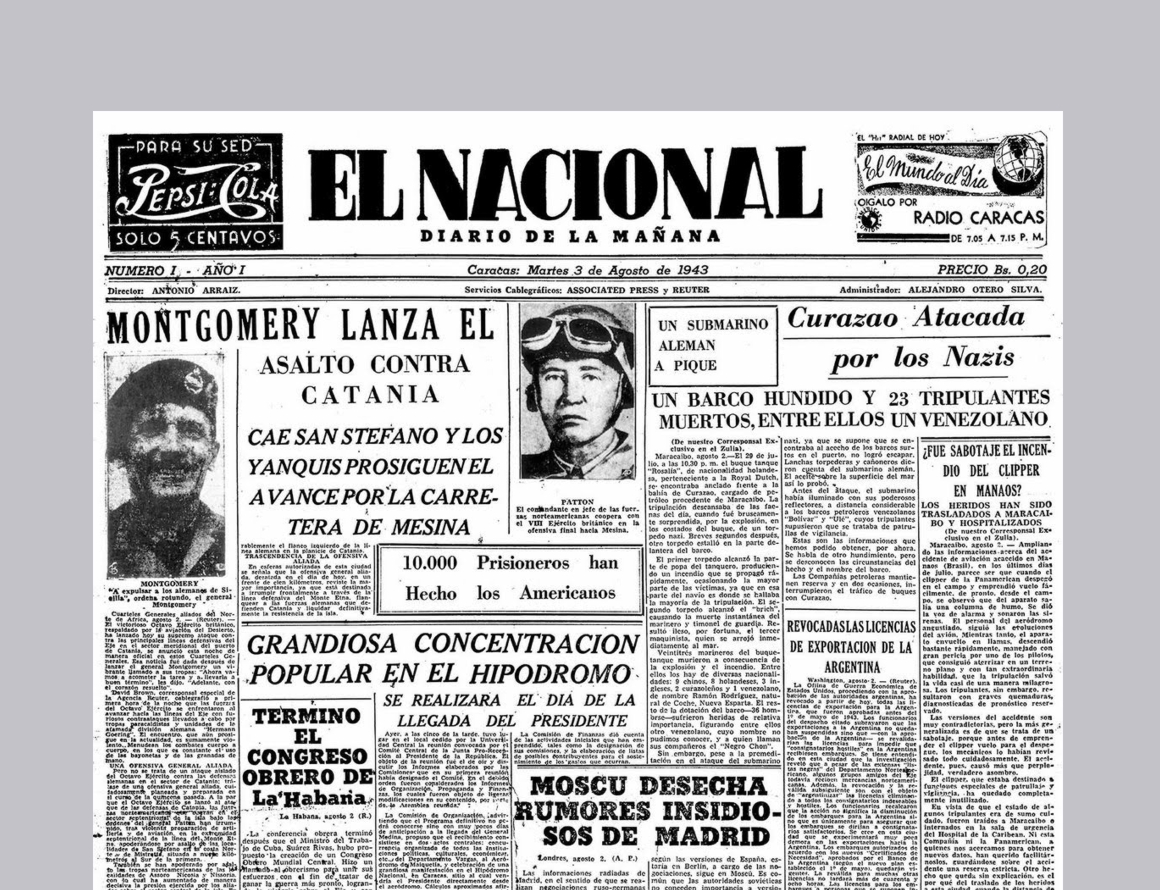En los 80 años del diario venezolano El Nacional - Ibsen Martínez