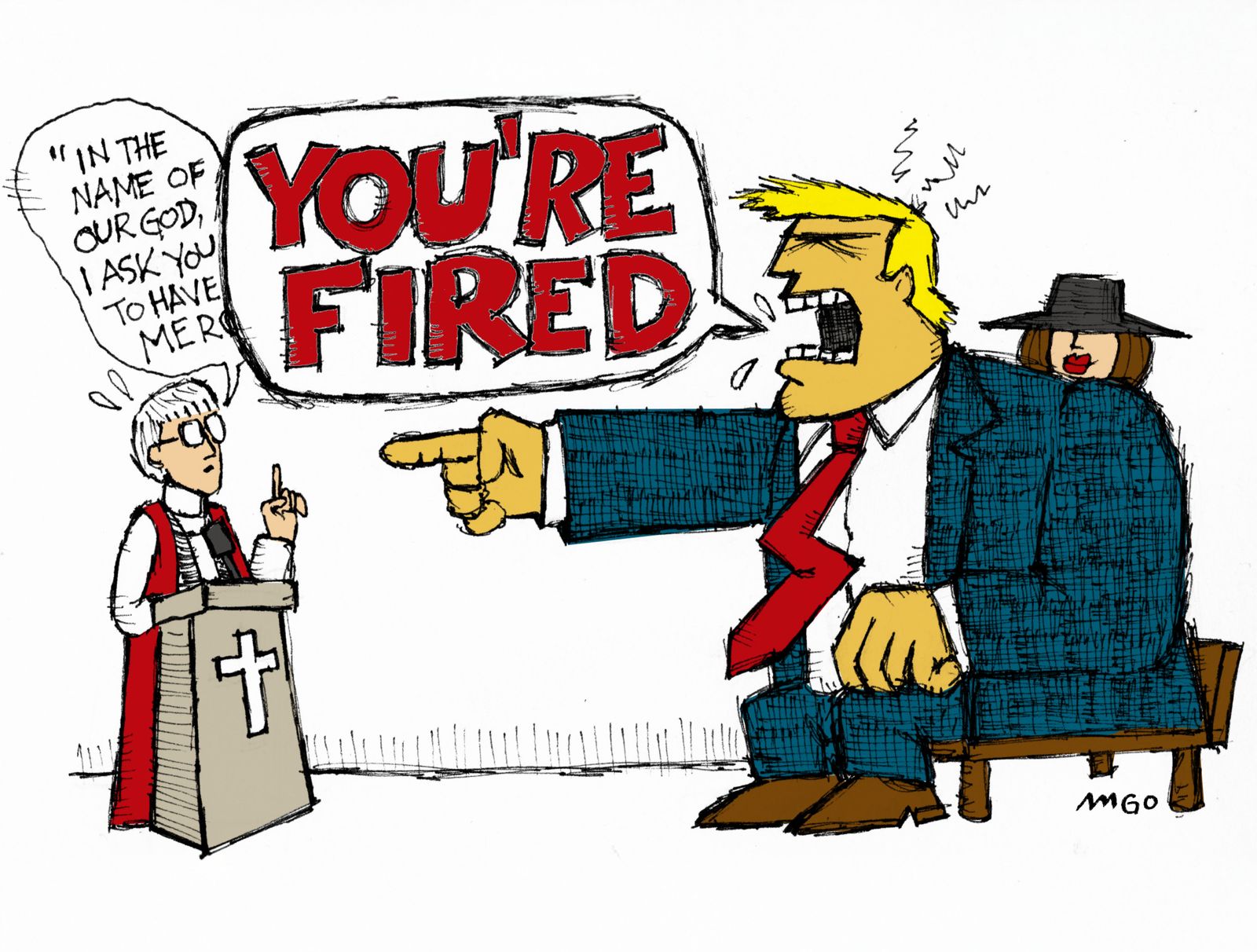 Caricatura de MAGO (Manuel González Ruiz)