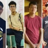 De izquierda a derecha: Daiber (lo detuvieron con 15 años), Ángel (16 años), Frenyermi (16) y Miguel (16).
Cortesía: El Mundo