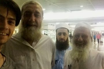 Un selfie para el recuerdo con mis panas musulmanes. Foto: BBC Mundo