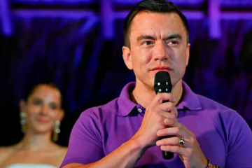 Daniel Noboa fue reelecto con 56% de los votos
Cortesía: El Nacional